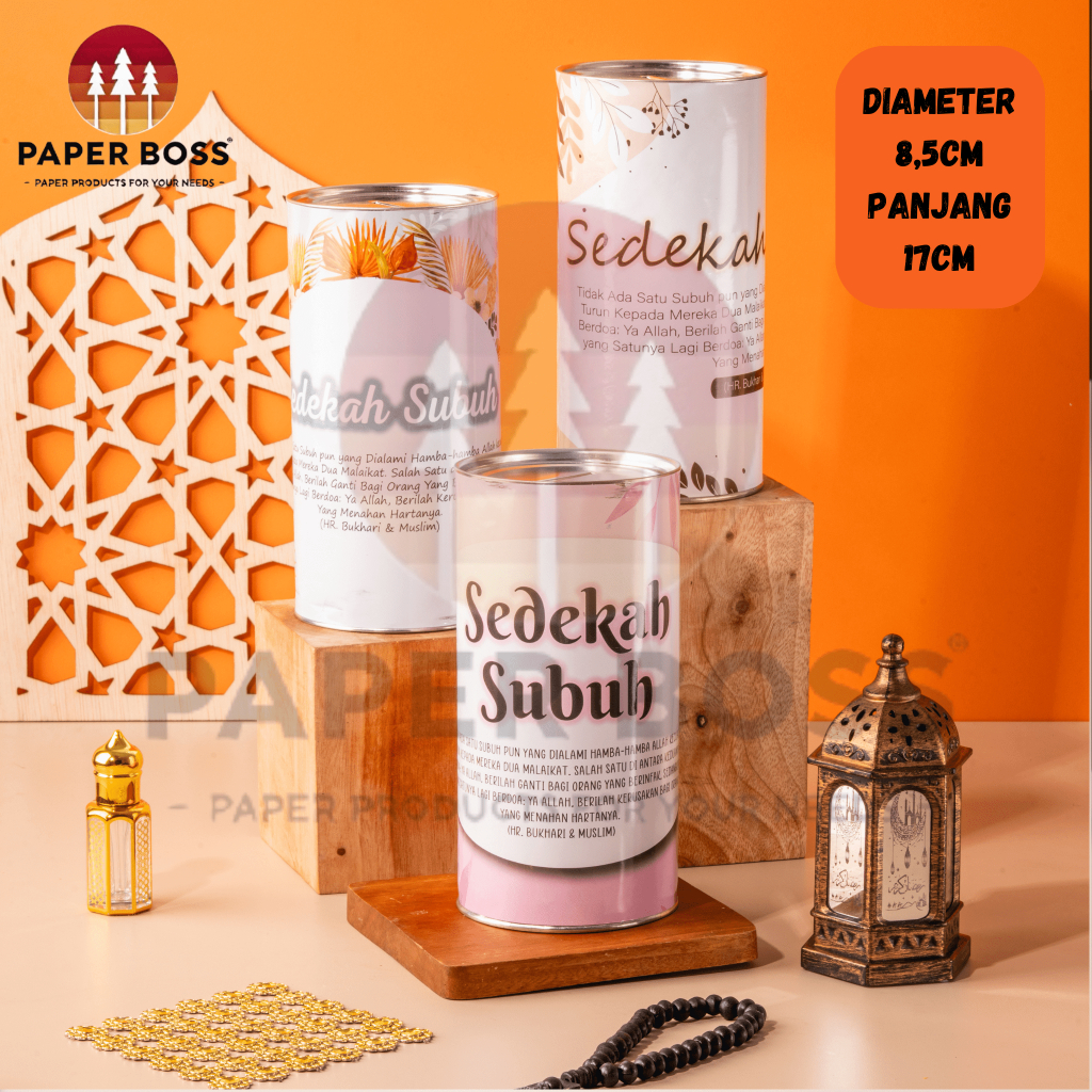 Celengan Sedekah Subuh Medium Tabungan Akhirat Tabungan Umroh Murah Celengan Target Celengan Kertas 
