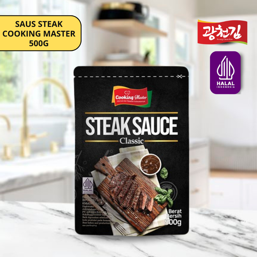 

KC. Cooking Master/ Steak Sauce/ Saus Steak/ Sauce Steak Halal 500g