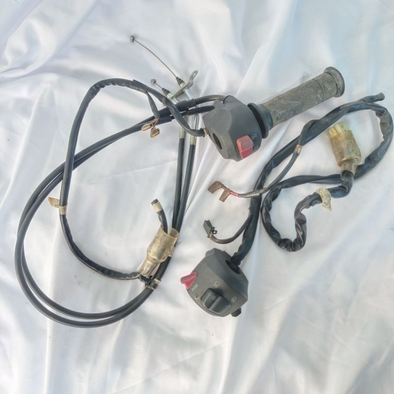 Kabel Gas set Holder Saklar Kanan Kiri Yamaha R25 OLD ORIGINAL