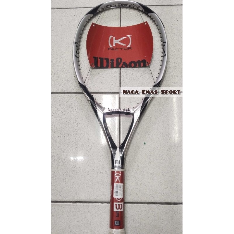[NES SPORT] RAKET TENNIS WILSON CHROME (K) FACTOR (K) THREE ORIGINAL