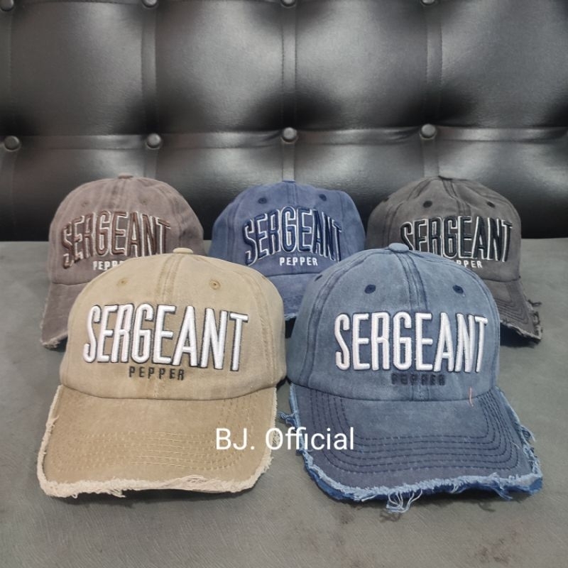 Topi Baseball Pria Dewasa Bordir Sergeant Ori Import