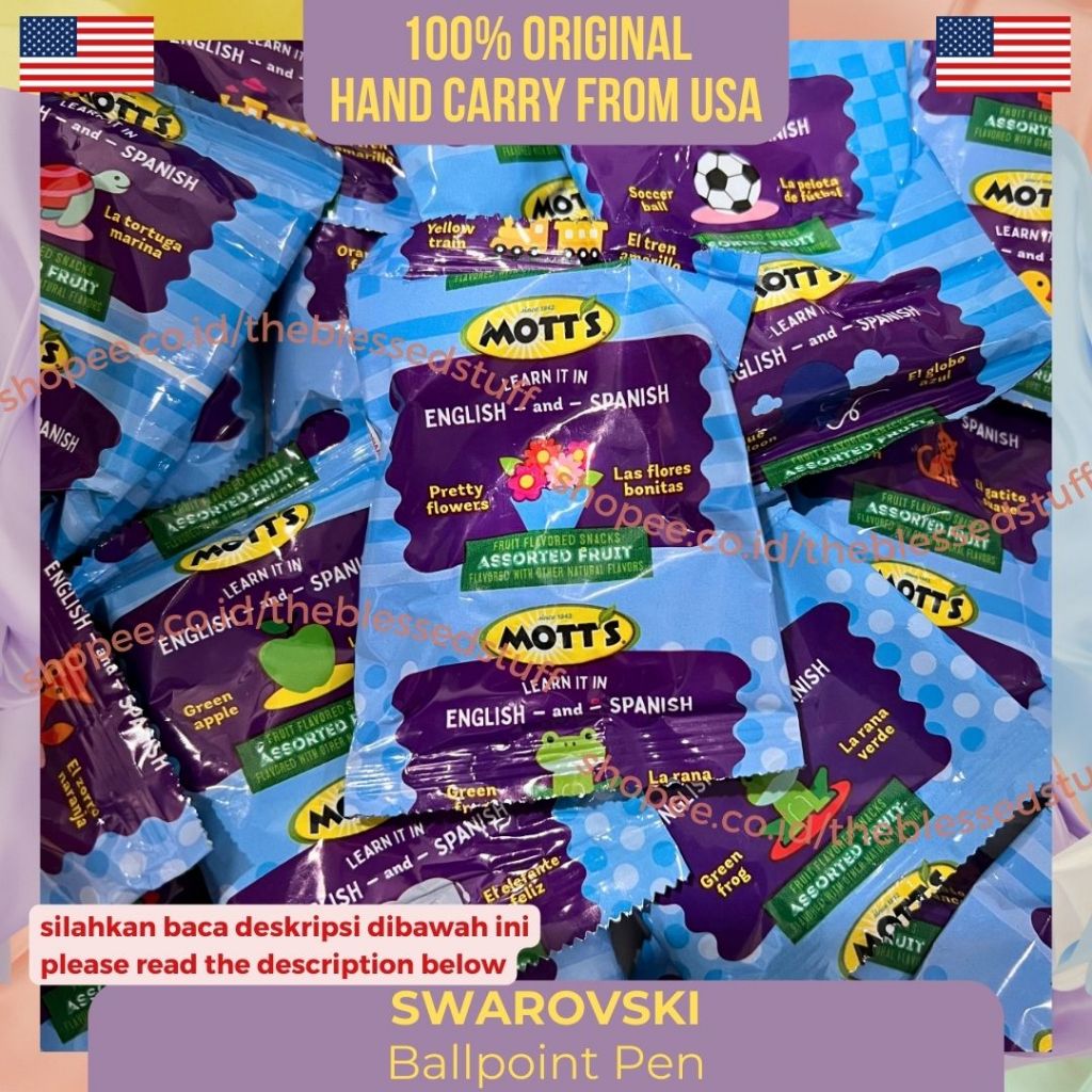 

Mott's Fruit Snacks Assorted Fruit Welch's Gummy Bears 100% Original USA
