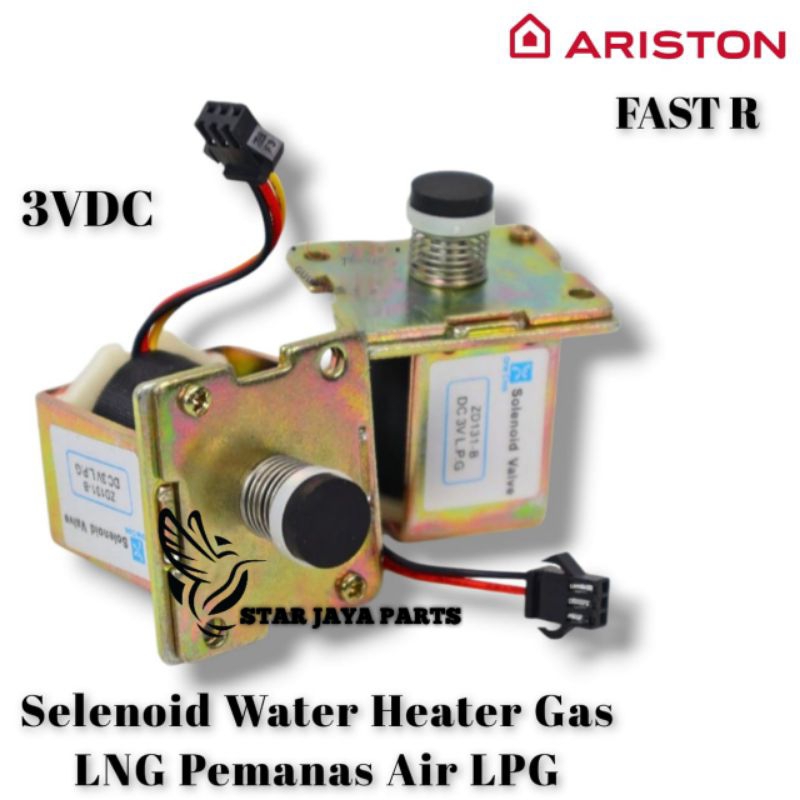 [ARISTON] SELENOID WATER HEATER GAS ARISTON FAST R 5 L Selenoid Water Heater Gas LNG Pemanas Air LPG