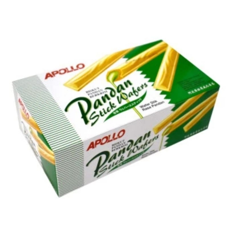 

Apollo Stick Wafer Pandan 264g isi 24