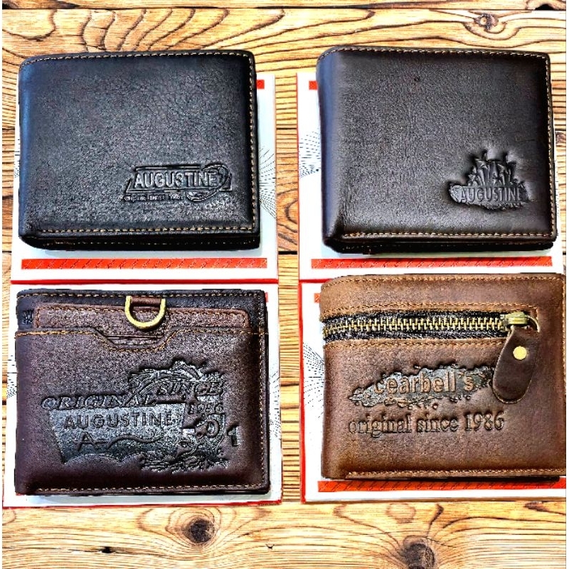 dompet kulit sintetis premium pria augustine