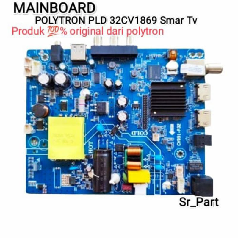 MAINBOARD MB MOTHERBOARD TV LED POLYTRON SMART TV PLD 32CV1869