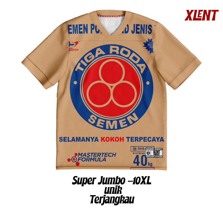 XLENT jersey Unik Semen / Rugby / NFL / Hockey / big size / vintage / Retro Jersey Olahraga / Unik /