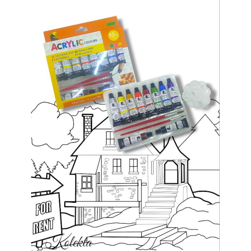 

Acrylic Colours Set MM2044