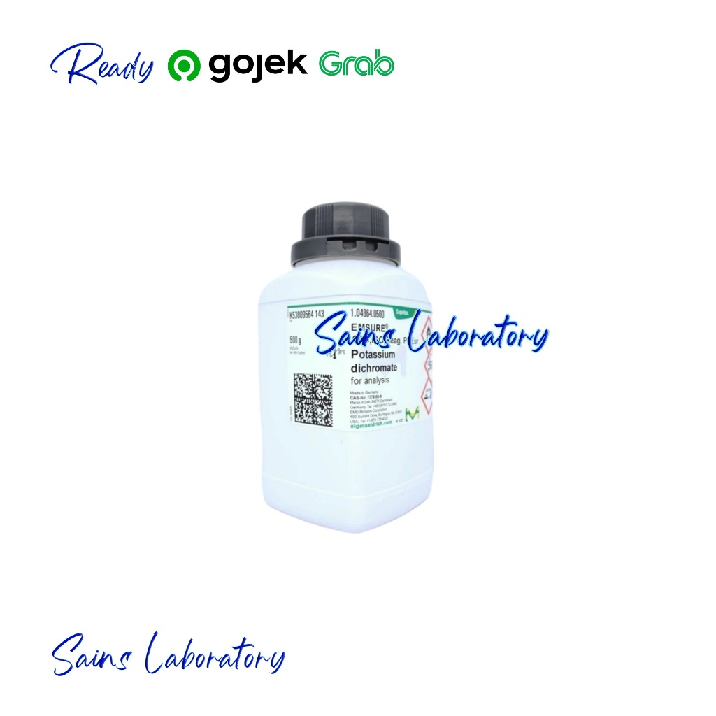 Kalium Dikromat kalium Dichromate K2Cr2O7 Eceran Repack Merck Analysis Original