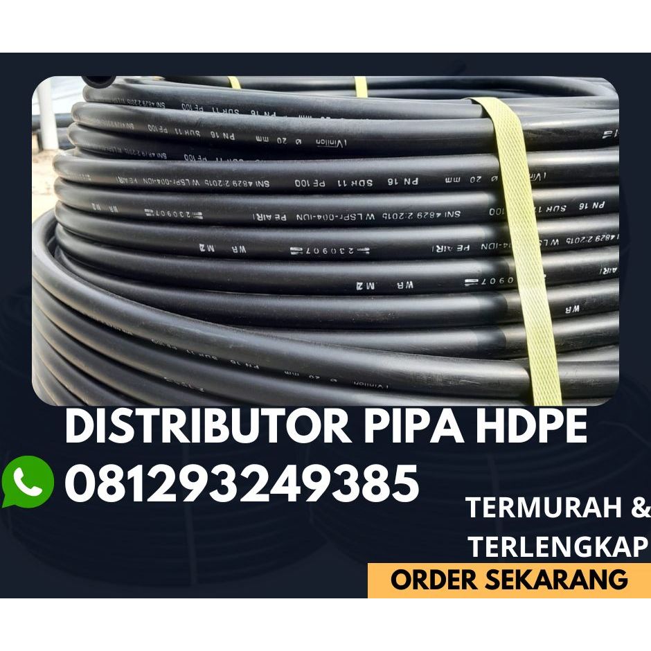 Pipa Hdpe Rucika 4 Inch | Jual Pipa Hdpe Batangan