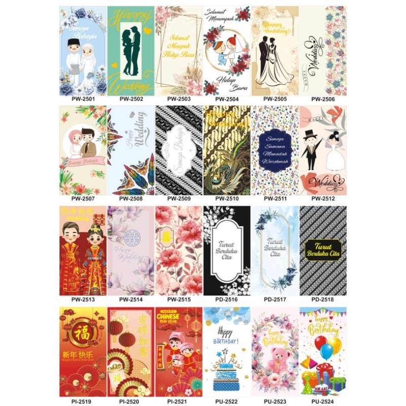 

isi 6pcs amplop wedding/ amplop kondangan / amplop happy birthday/amplop ulang tahun /amplop duka cita