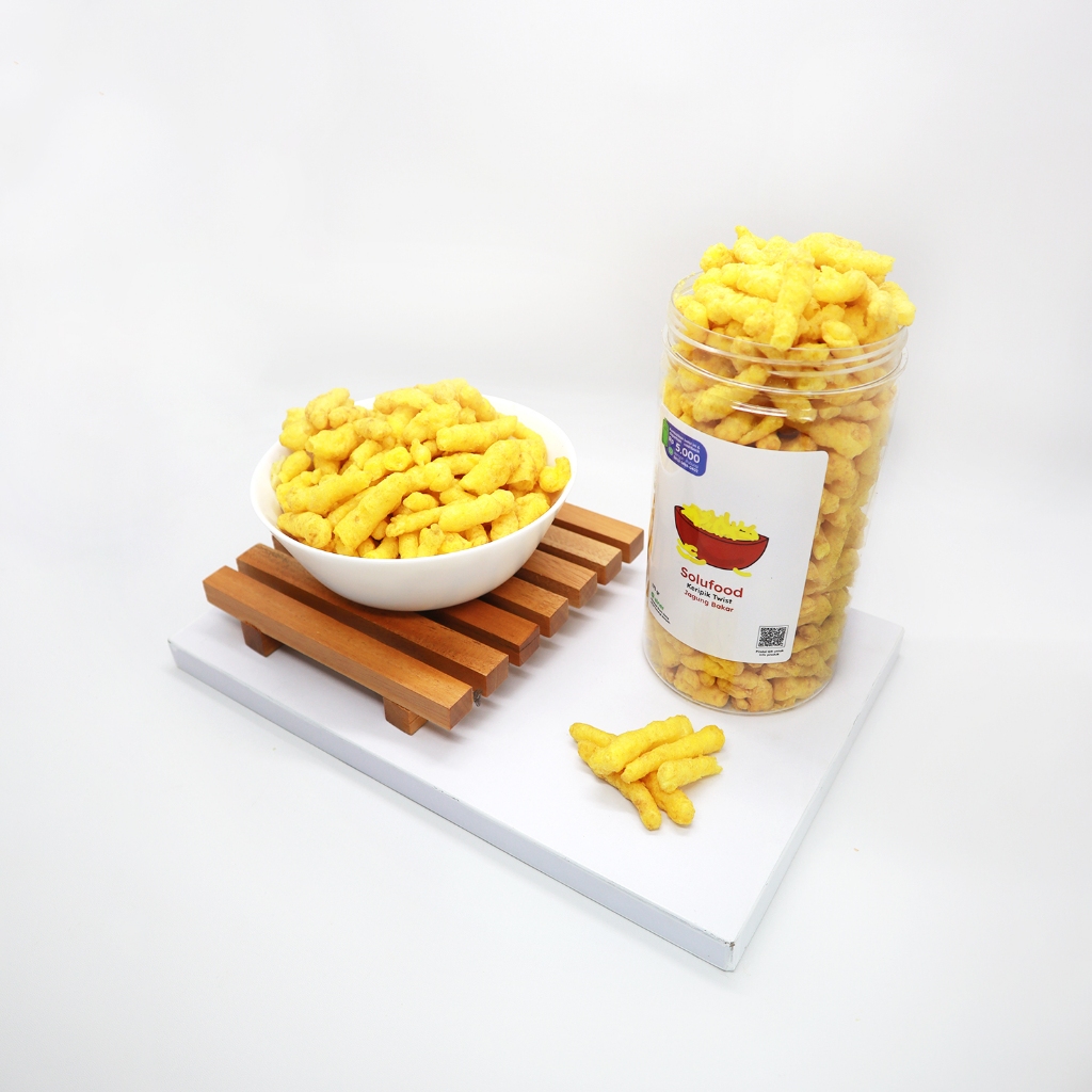 

Solufood Keripik Twist Rasa Jagung Bakar 175gr