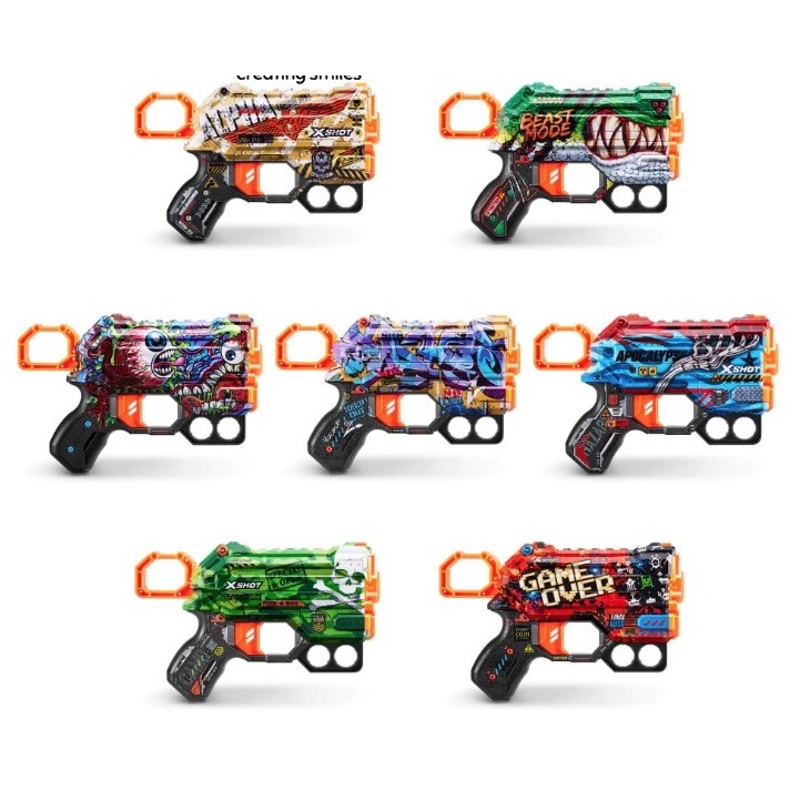 Zuru xshot skins gun toys mainan pistol tembak peluru