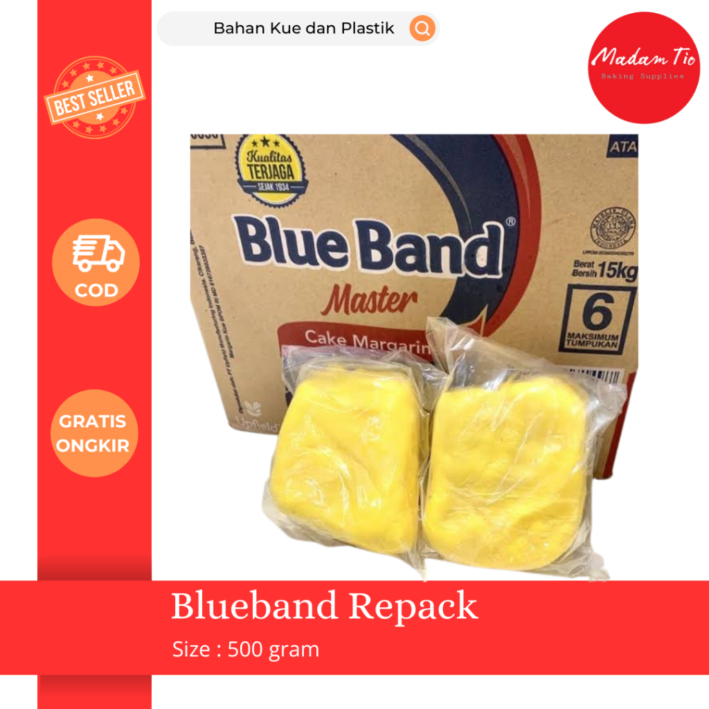 

Margarin Merk Blueband 500gram Rpck