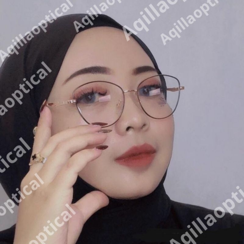 kacamata cat eyes antiradiasi 6656 photocromic