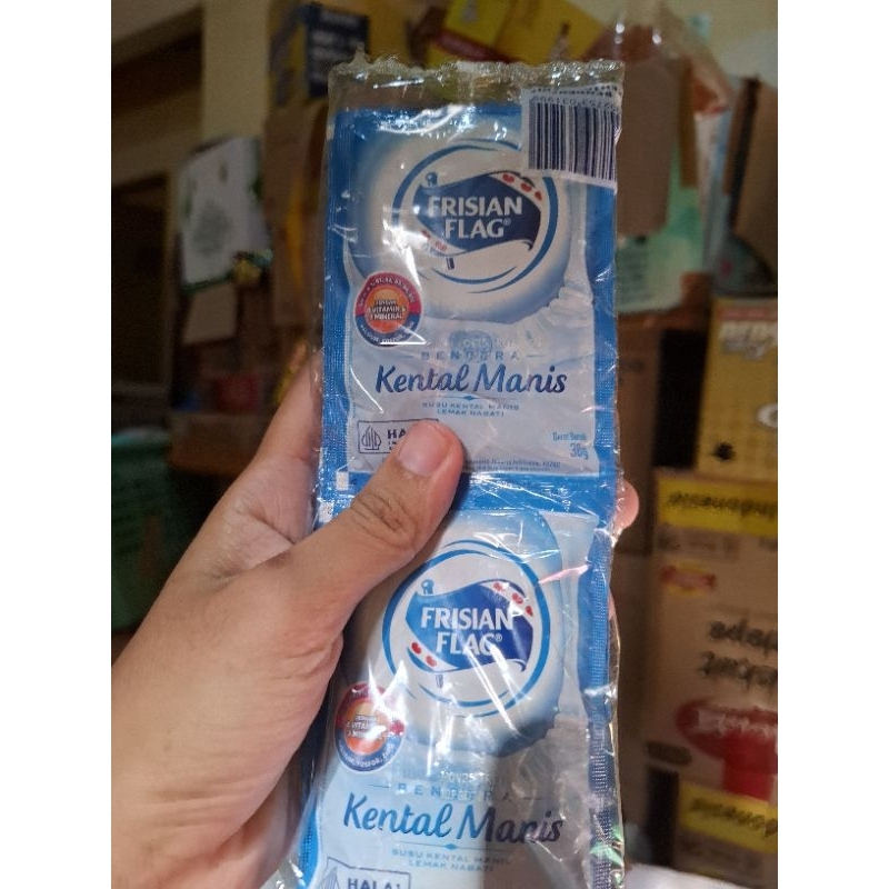 

Frisian flag/susu bendera kental manis sachet isi 6pcs