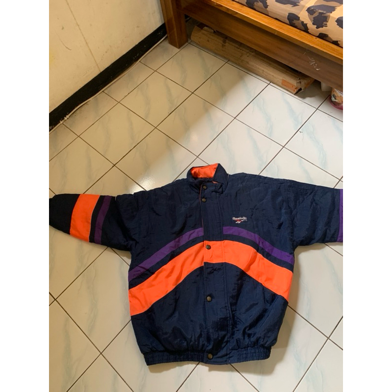 jaket bomber reebok vintage