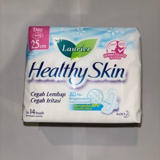 LAURIER HEALTHY SKIN 25 CM 14'S / PEMBALUT WANITA / SOFTEX SEKALI PAKAI / DATANG BULAN / MENS