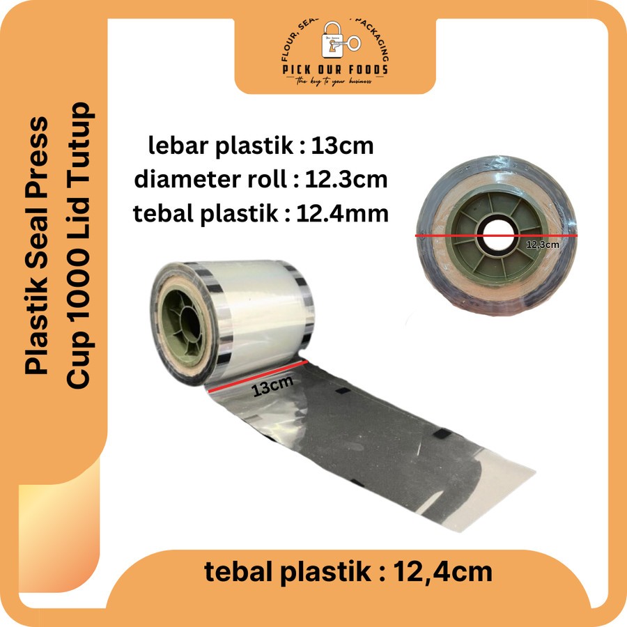 lid cup sealer / tutup gelas plastik / sealer plastik gelas