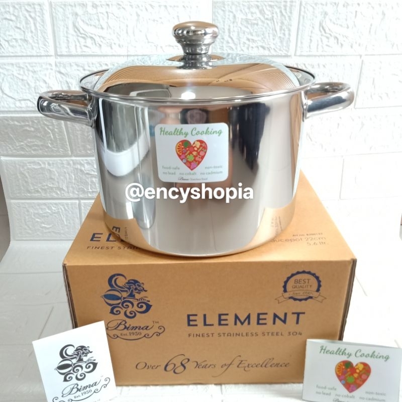 PANCI BIMA Saucepot Element 22 CM STAINLESS STEEL SUS304