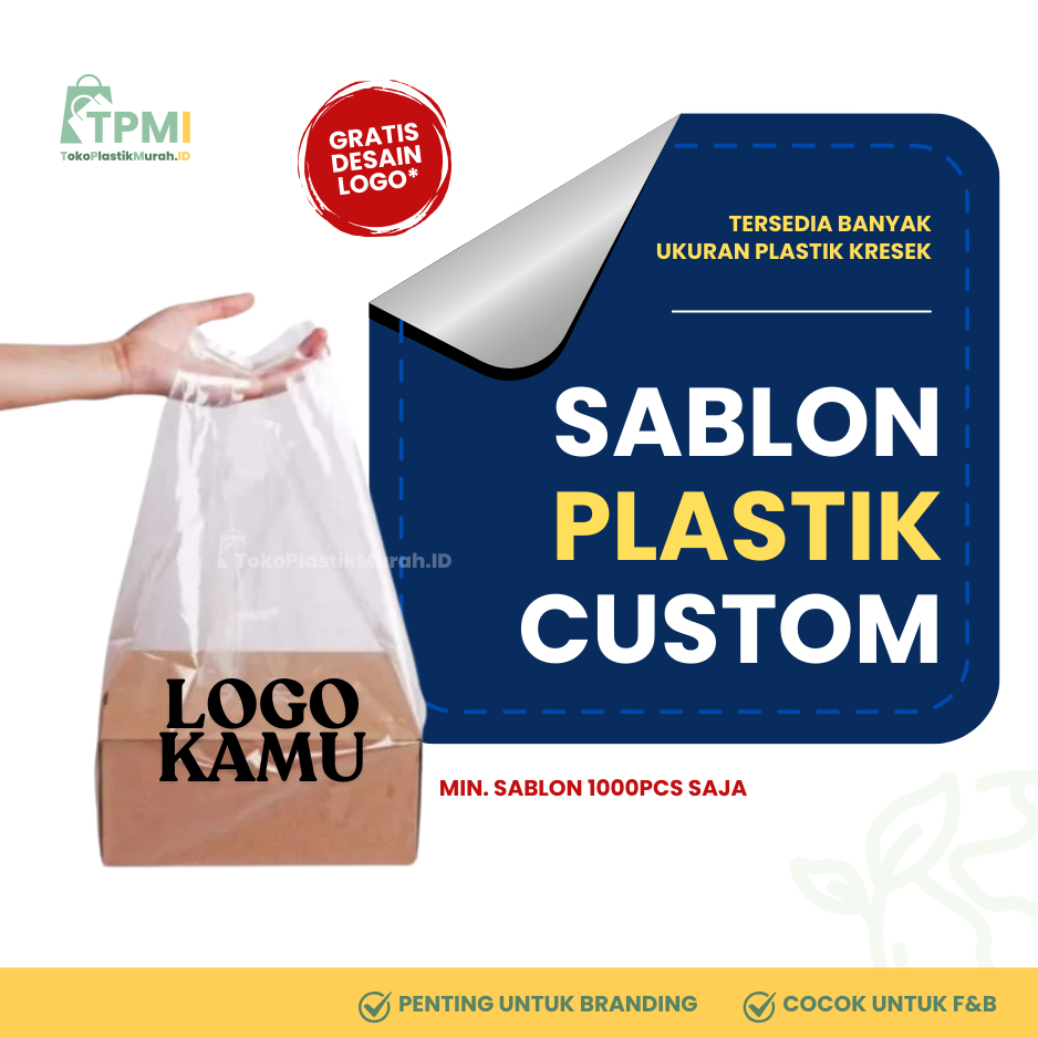 [CUSTOM] SABLON KANTONG PLASTIK | CUSTOM KRESEK | SABLON PLASTIK KRESEK | CUSTOM KRESEK MAKANAN