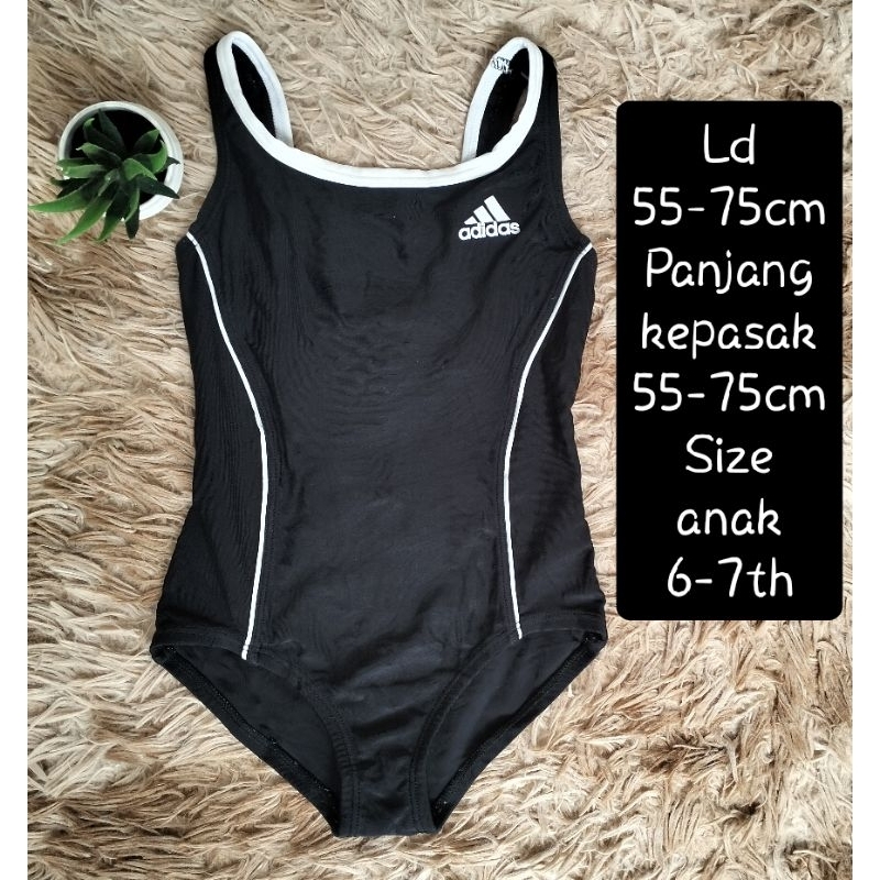 Baju renang slimsuit anak Adidas