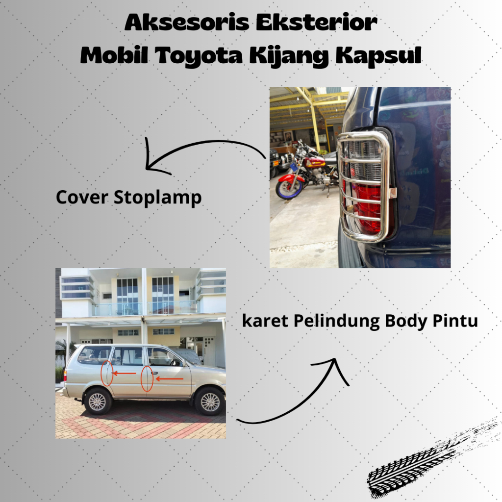Aksesoris Eksterior Mobil Toyota Kijang Kapsul Krista