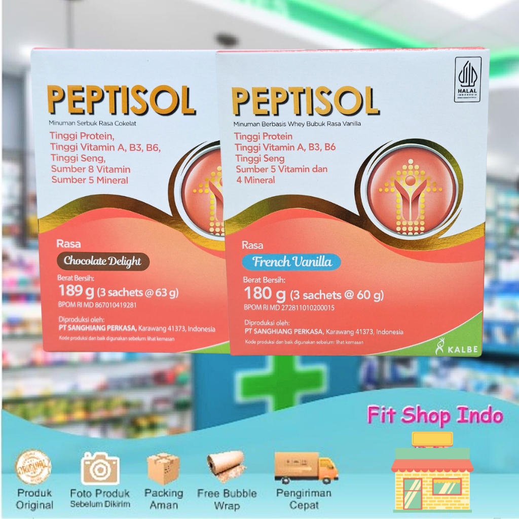 Susu Peptisol - Susu Tinggi Protein 180gr