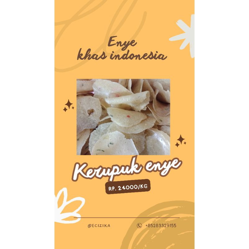 

Kerupuk Enye Asli Enak - Renyah Enye Sukabumi