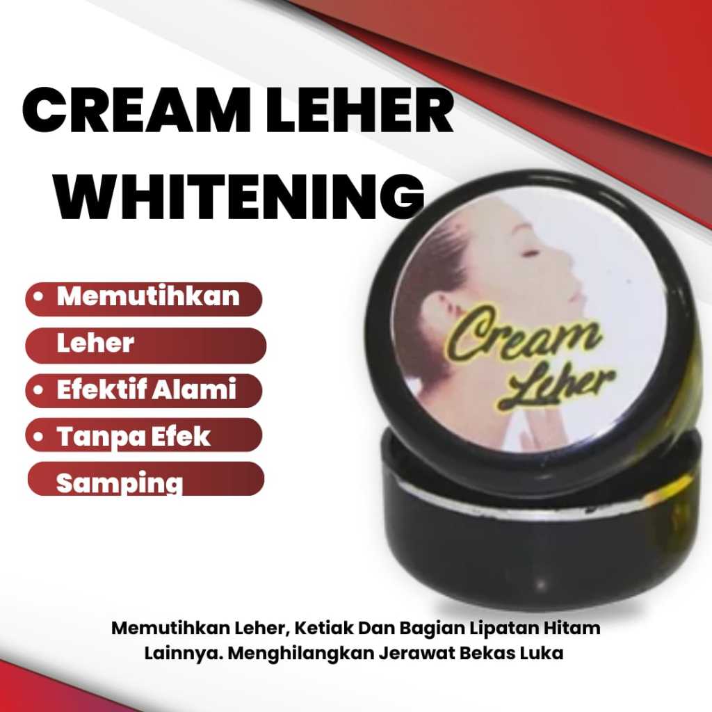 ❦L A R I S❦ Cream Leher Whitening Cream Pemutih Leher Cream Leher BPOM Memutihkan Leher yang Hitam N