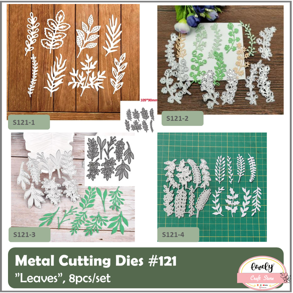 

LovelyCraftStore | Metal Cutting Dies #121 ~ Mold Stencil Metal, Cetakan Stensil bentuk daun leaf leavesuntuk bahan mahar, dekorasi, journal, scrapbooking, cards, art deco, etc