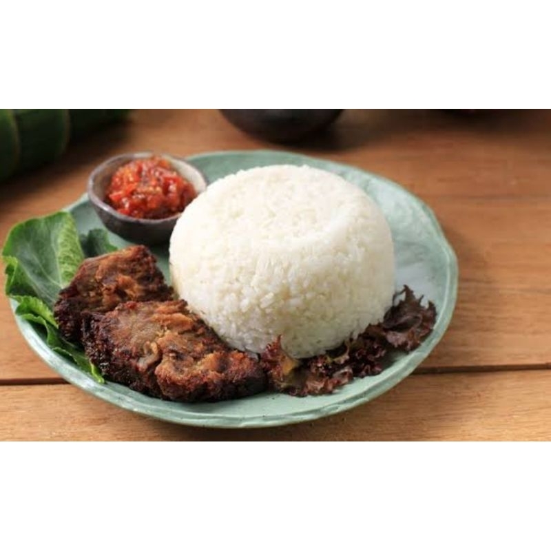 

Nasi kotak empal penyet