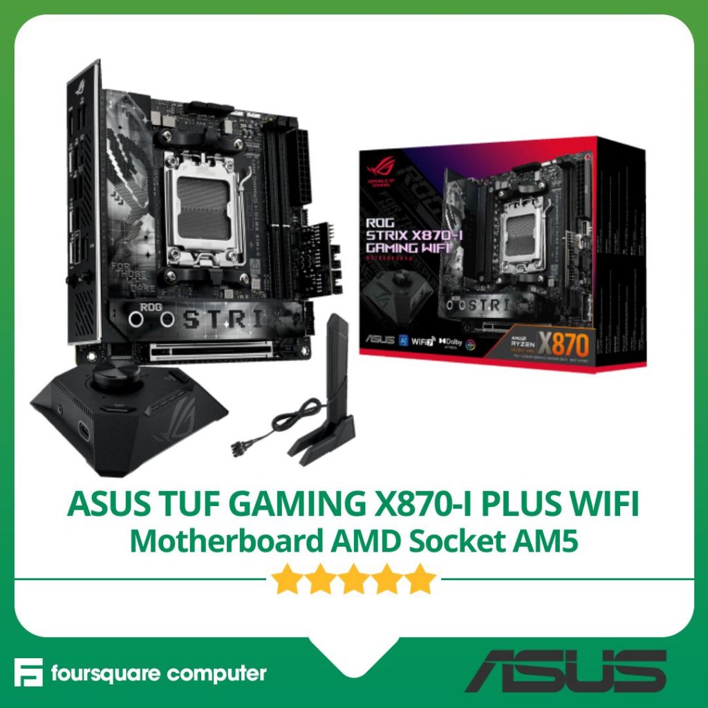 ASUS TUF GAMING X870-I PLUS WIFI Motherboard AMD Socket AM5