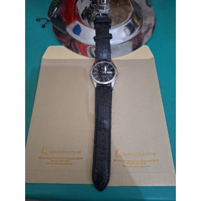 Jam tangan brandedAlba stainless steel water resist 5 bar 3D8584 water rrsistant 5bar s.steel vx43-x