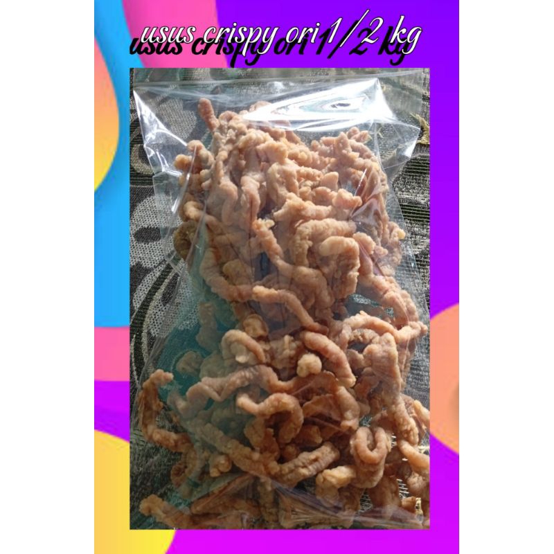 

keripik usus rasa original 1/2 kg