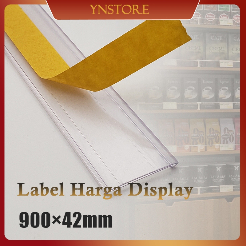 

10pcs Strip Label Harga Transparan / Strip Label Harga Plastik / Strip Label Harga Rak Supermarket
