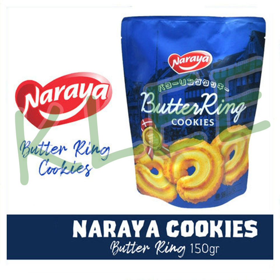 

Naraya Butter Ring Cookies - Kukis Rasa Mentega - Biscuit Mentega - Kue Kering Butter 150g