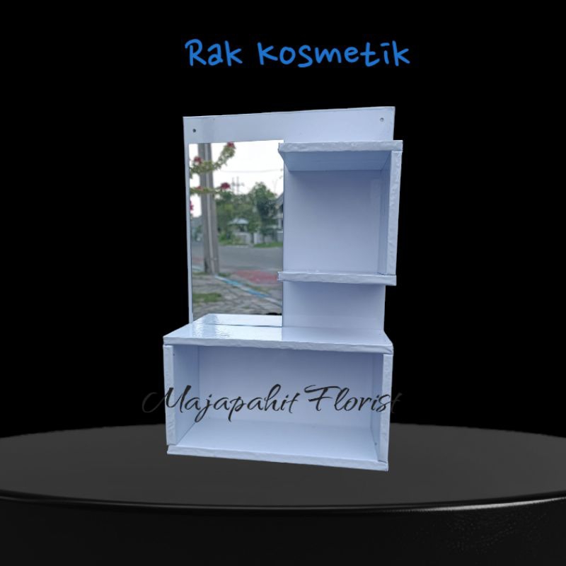 Rak Kosmetik / Rak Cosmetic / Rak Dinding Serbaguna / Rak Kaca Serbaguna / Rak Kaca Tempel Dinding /