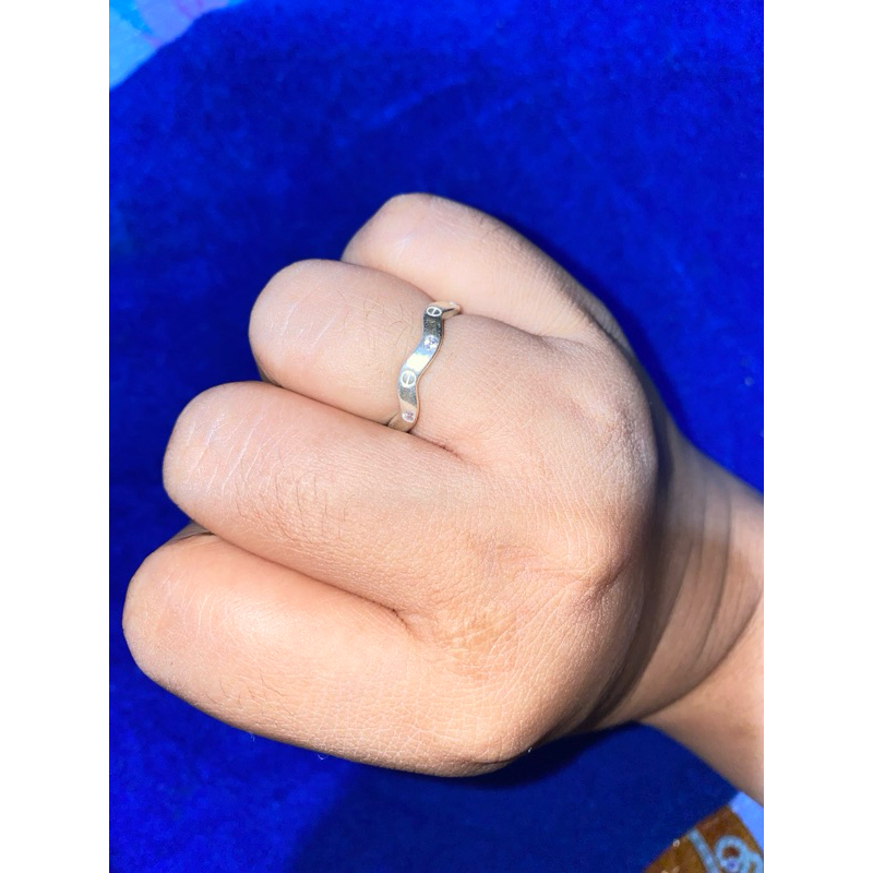 cincin perak/silver 925 berat 1,27 gram
