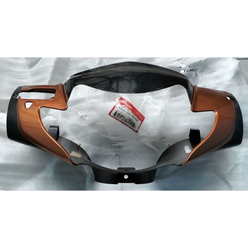 53205-KPH-700FMR Cover batok kepala depan HONDA Supra X 125 old Hitam Orange ORI AHM