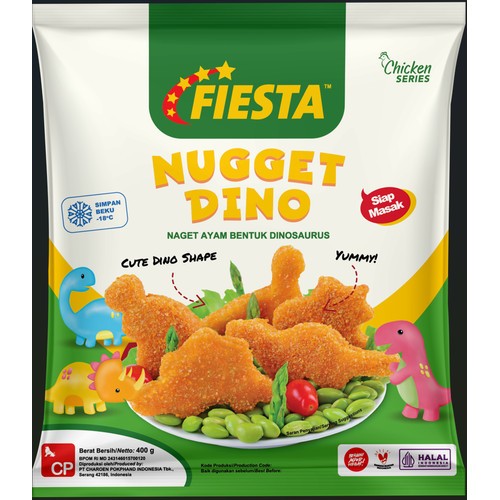 

Fiesta Nugget Dino/Zoo/PizzaABC 400g
