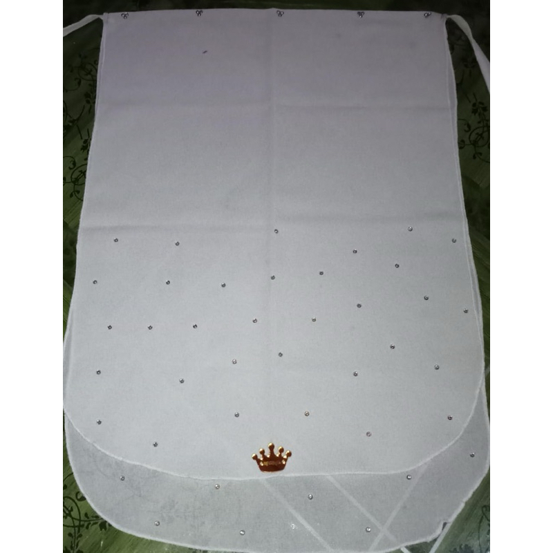 cadar pengantin mutiara 2 layer