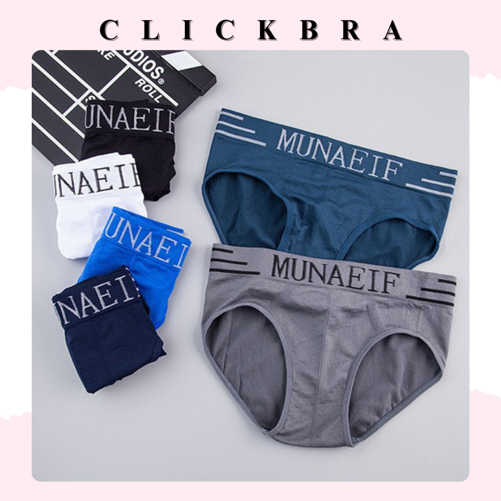 CLICKBRA | CD029 Celana Dalam Gelap Munafi Fashion Laki-Laki Santai Segitiga Cd Men Pria Tipis