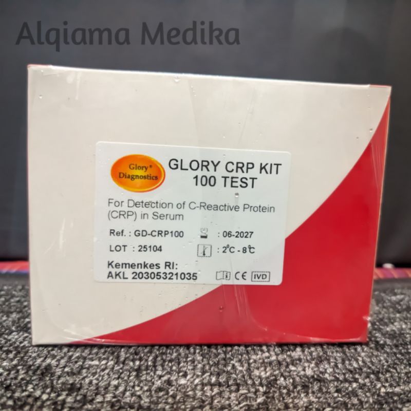 CRP Latex kit 100 Test Glory | Glory diagnostics Reagen CRP Latex C-Reactive