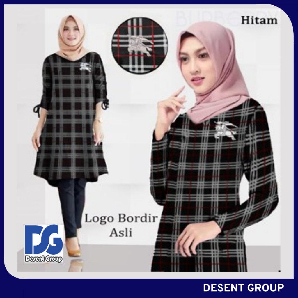 DG 10053 10056 10059 Atasan Tunik Wanita Muslim Tunik MYBERRY Salur TERBARU TERMURAH TERLARIS
