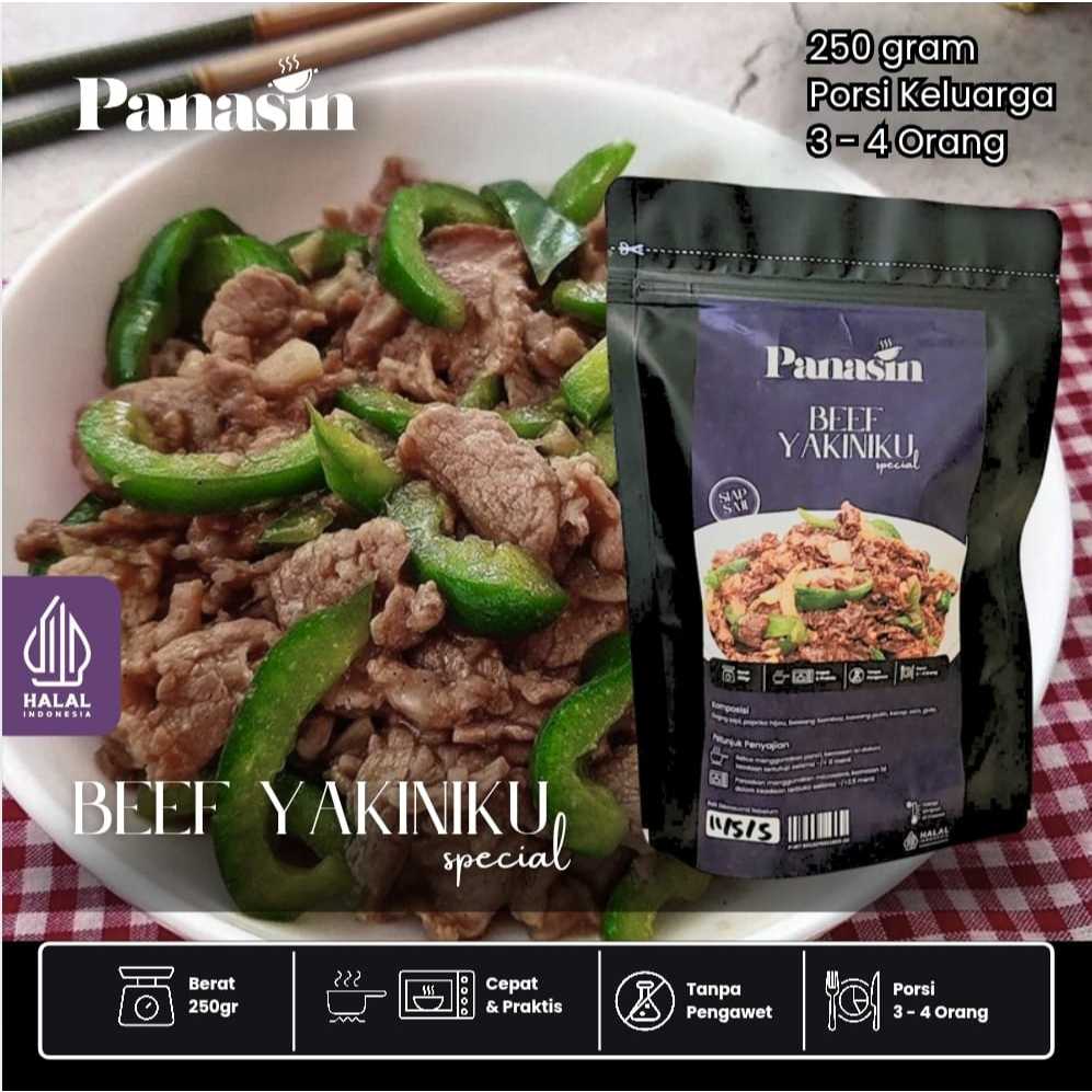 

PANASIN Beef Yakiniku Special Porsi Keluarga 250g
