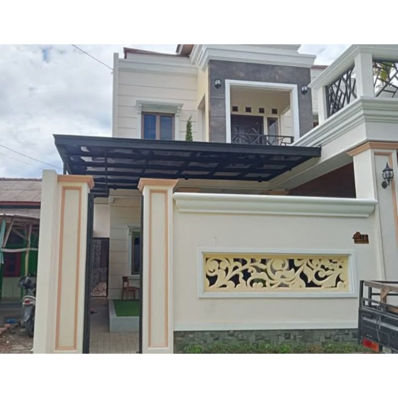 kanopi besi halo minimalis