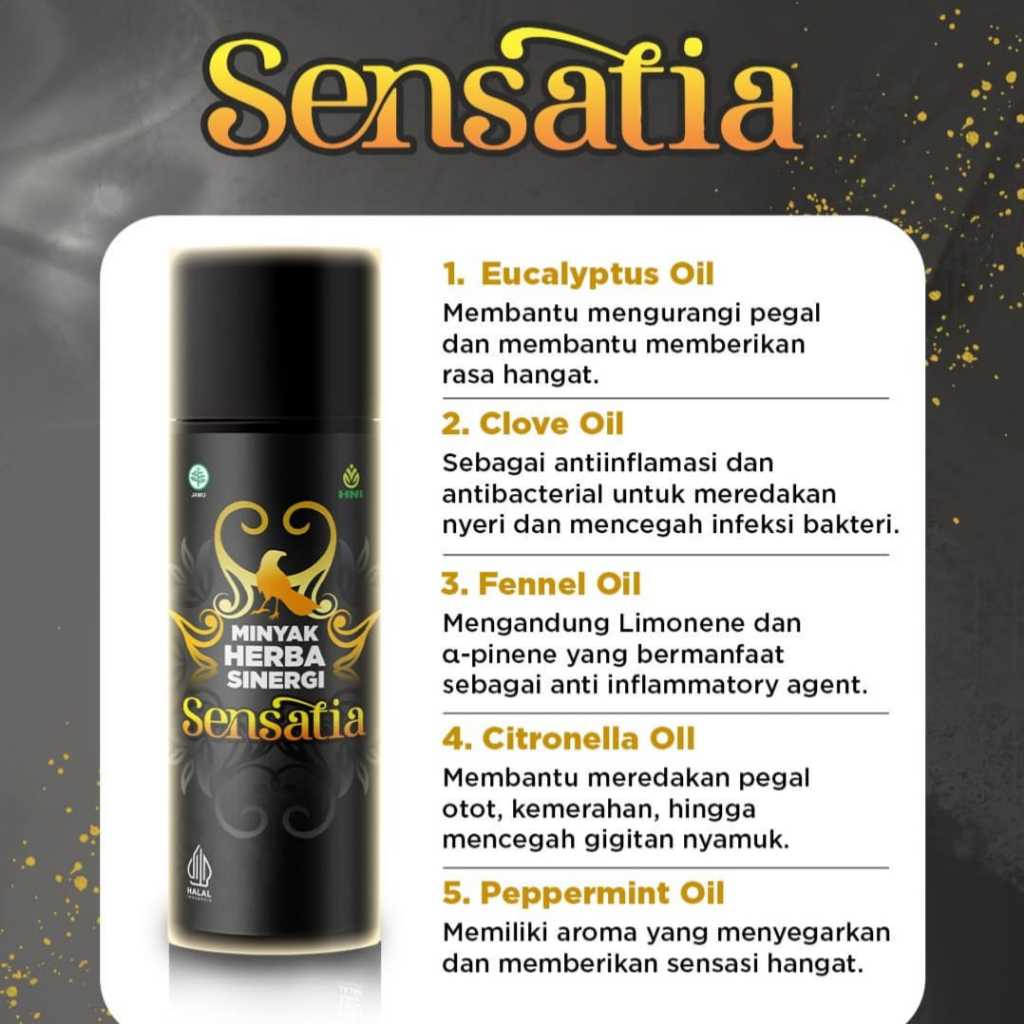 MHS SENSATIA - MHS HITAM - MINYAK BUTBUT - HNI HPAI