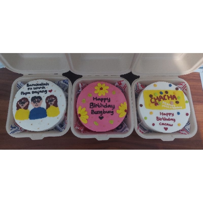 

DEB Bento Cake korean cake Bisa dadakan pengiriman instan Diameter 12cm