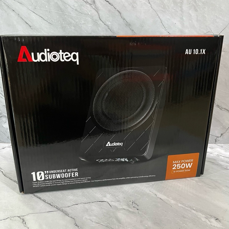 Subwoofer kolong aktif 10inch slim Audioteq Basstube mobil